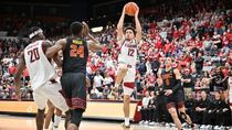 Image for story: Washington State pulls off the 75-72 win against USC with largest crowd of the season