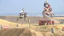 Image for story: Thrilling night at Lewiston Supercross: Racers of all ages catch air on the dirt paths