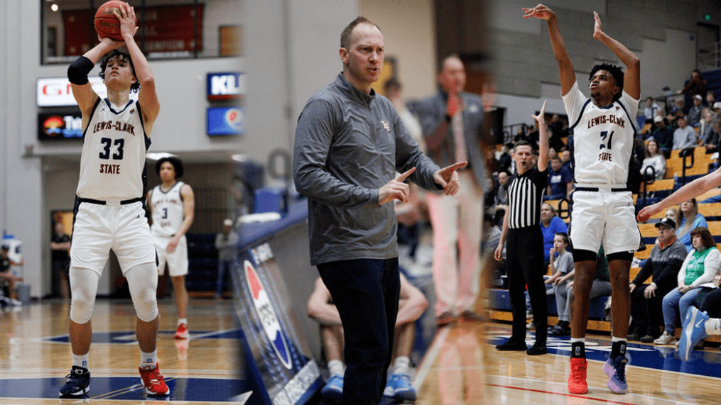 LCSC Men's Basketball took three individual postseason awards. Courtesy: LC State Athletics{p}{/p}